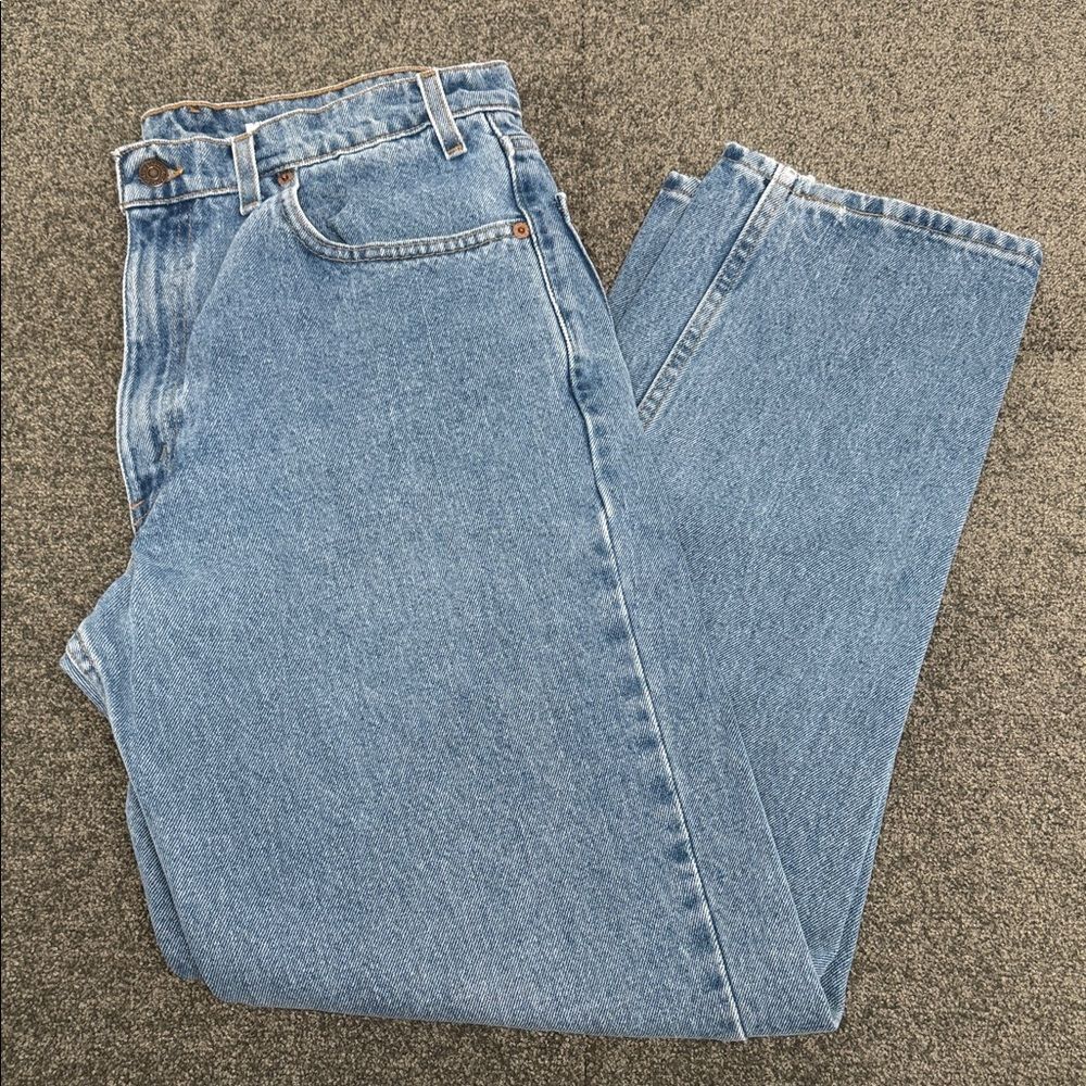 Levi's Jeans Mens 36x32 550 Light Wash Classic Blue Denim Relaxed Fit Cotton 90s